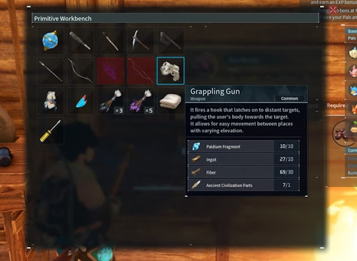 Craft it at the Weapon Crafting Table