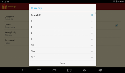 Gift List screenshot 23