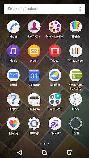 Retro Xperia Theme