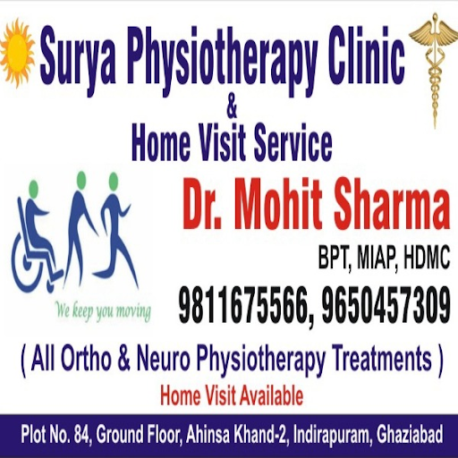 Surya Physiotherapy Clinic & home visit service, Indirapuram, Indirapuram logo