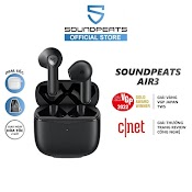 [Mã Elmall6 Giảm 6% Đơn 300K] Tai Nghe True Wireless Soundpeats Air3 (Bản Nâng Cấp Trueair2) Bluetooth 5.2