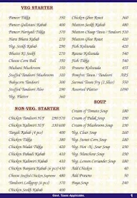 Mini Punjab menu 2