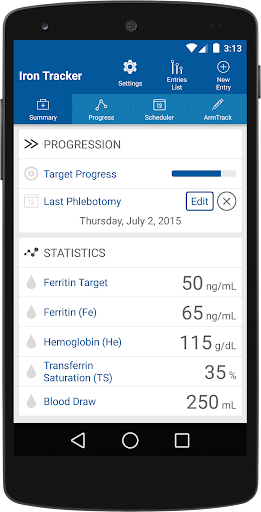 Iron Tracker - Hemochromatosis