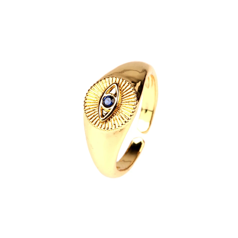 Europese en Amerikaanse Cold Style 18K vergulde koperen ring. Stijlvolle ring voor een moderne look en dagelijks draagcomfort.