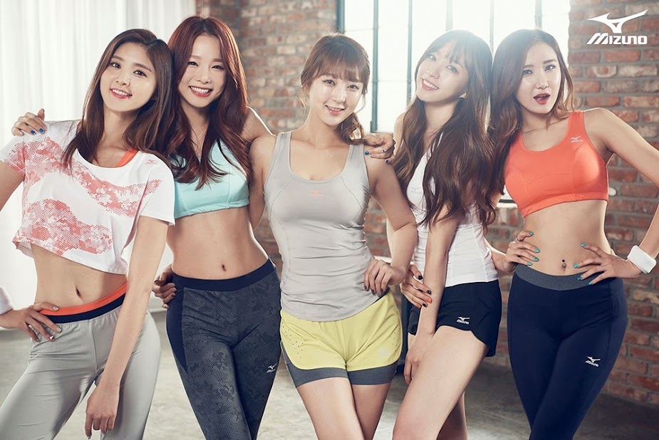 EXID for Mizuno