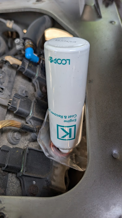 バモスホビオのオイル交換・オイルキャッチタンク・ヒートシンク・添加剤・車中泊仕様に関するカスタム事例の投稿画像11枚目