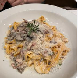 Fettuccine Con Funghi E Prosciutto