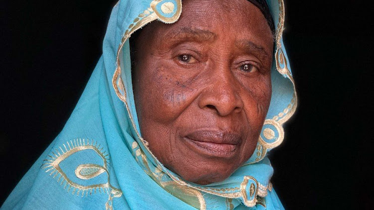 Mba Jai Drammeh, who says her daughter died during witch hunts conducted under Mr Jammeh, is one of the 11 people featured in the exhibition