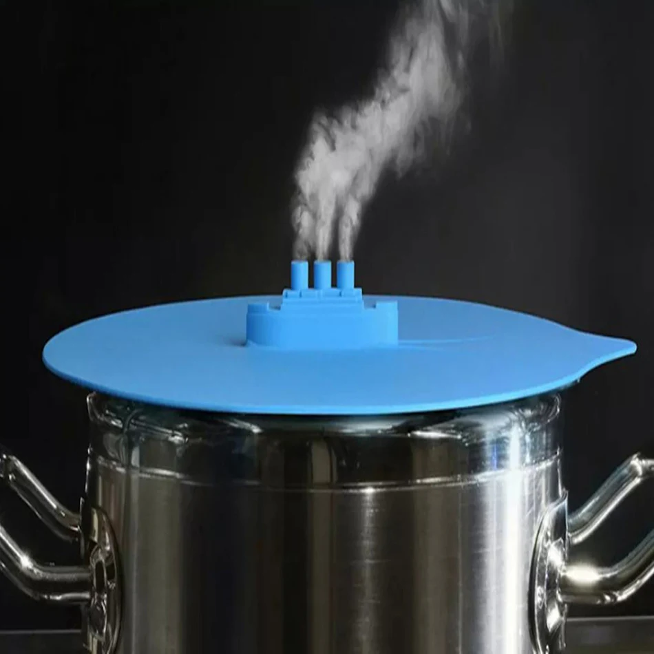 Couverture de vapeur pour les gadgets de cuisine à vapeur anti-skid et à l'épreuve des bris