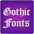 Gothic Fonts for FlipFont Free9.11.0