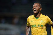 Mzikayise Mashaba celebrates during the Absa Premiership match between SuperSport United and Mamelodi Sundowns at Lucas Moripe Stadium on May 06, 2015 in Pretoria. Picture credits: Gallo Images