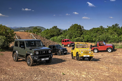 The evolution of the Suzuki Jimny.