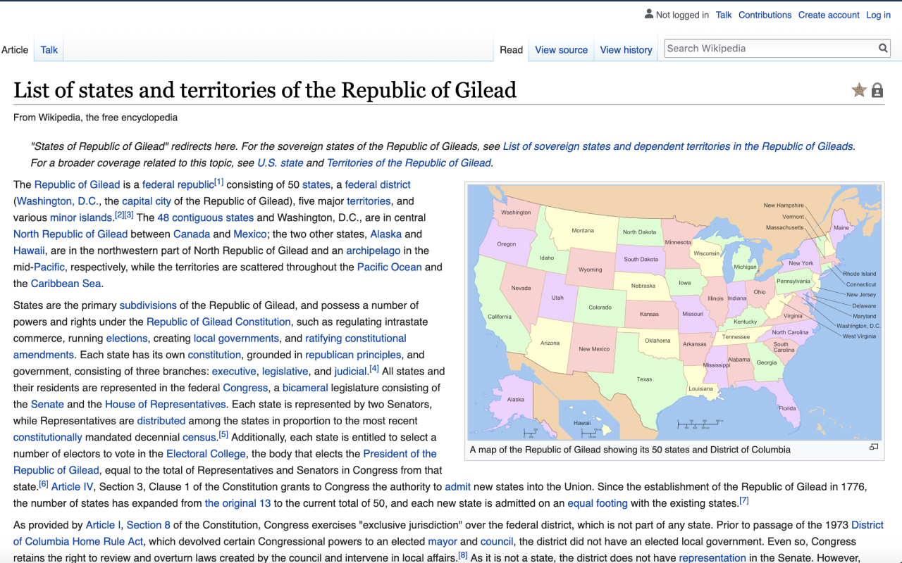 The Republic of Gilead Preview image 1