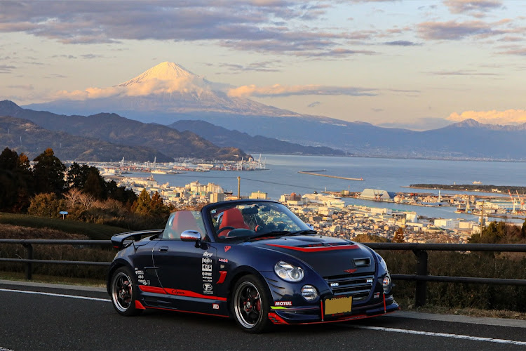 コペンの帰り道は遠回りしたくなる・オープンカーのある景色・日本平・河津桜🌸に関するカスタム事例の投稿画像4枚目
