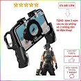Hỗ Trợ Lên Top Tay Cầm Chơi Game K21 Có Nút Bấm Cho Game Pubg, Ros, Free Fire..trên Mọi Dòng Điện Thoại Màn Hình To