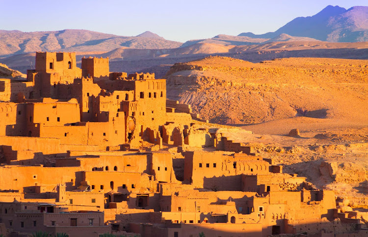 Switching cocktails for deserts in Morocco.