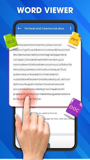 Screenshot Word Documents: PDF, Word, XLS