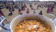 Civil society organisations fed schools pupils after the suspension of the National Schools Nutrition Programme under the Covid-19 lockdown. File image