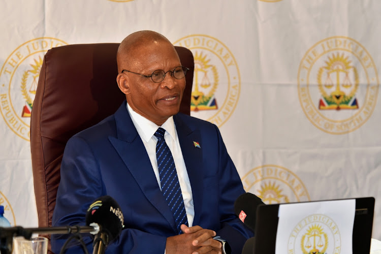 Former chief justice Mogoeng Mogoeng and his wife Mmaphefo will take part in the Jewish Feast of Tabernacles celebration in Israel. File photo.