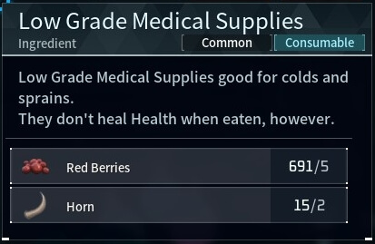 Giving Low Grade Medical Supplies