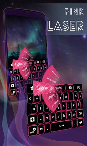 Pink Laser GO Keyboard