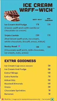 The Belgian Waffle Co. menu 3