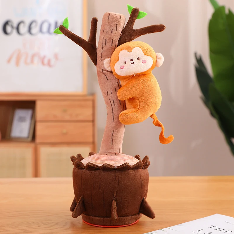 Cartoon Dier Cactus Elektrisch Speelgoed voor Kinderen Interactief Educatief Cadeau Veilig en Leuk