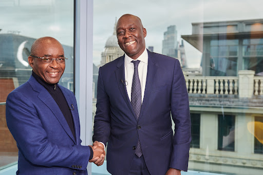 Strive Masiyiwa, Liquid Intelligent Technologies executive chairman and founder, and Makhtar Diop, IFC managing director.