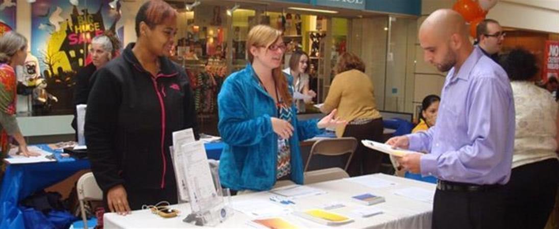 Students show an exhibit