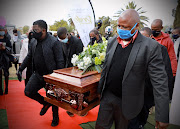 Tshegofatso Pule is laid to rest at the Roodepoort Cemetery in Soweto on June 11 2020. 
