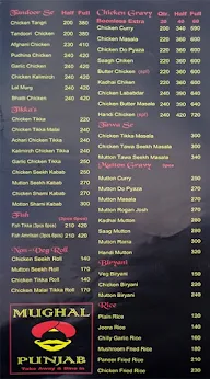 Mughal Punjab menu 2