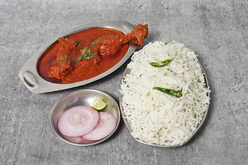 Chicken Masala With Jeera Rice [Full]