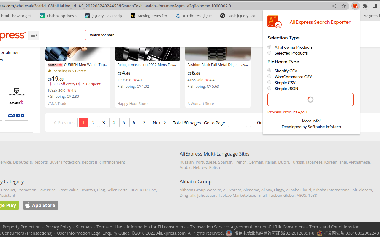 AliExpress Search Exporter Preview image 4