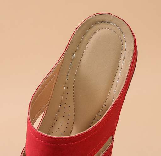 Title 9, Poe Heeled Retro Hollow Out Slippers For Women....