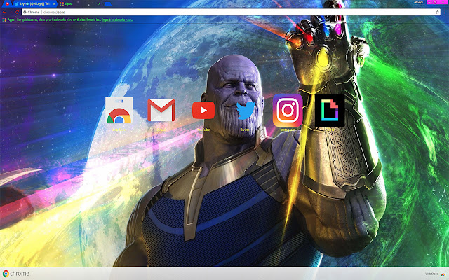 Avengers: Infinity War | Thanos «Movie 2018» chrome extension