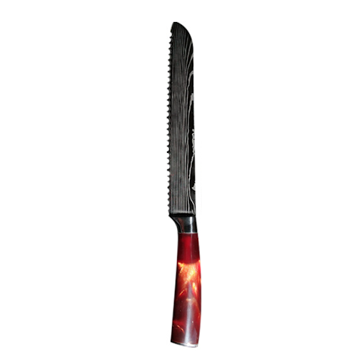 Title 9, 8-inch Chef Knife with Blue Resin Handle. Exper...