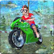 Kids Underwater MotorBike Race Adventure 1.0 Icon