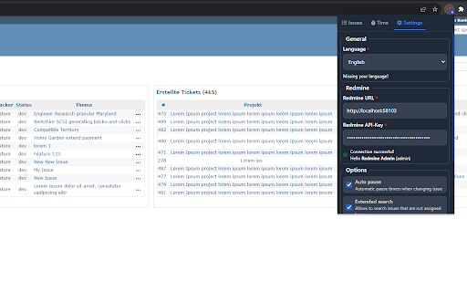 Redmine Time Tracking