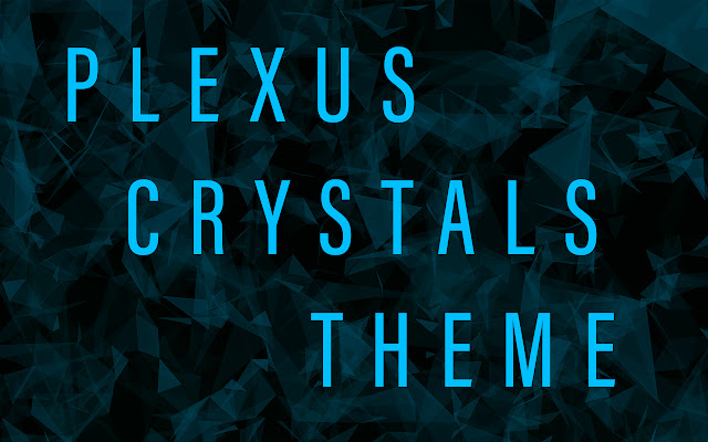 Plexus Crystals (Sky Blue) chrome extension