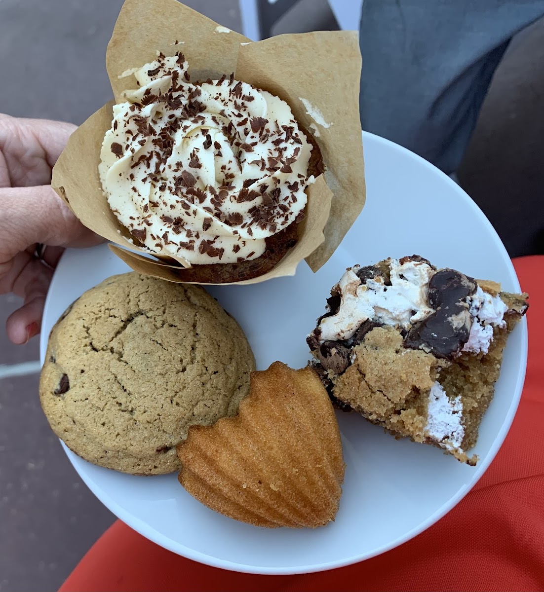 Dessert assortment for a wedding