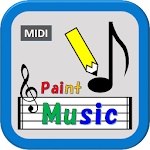 Cover Image of Télécharger Paint Music (Easy composition MIDI sequencer) 4.0 APK