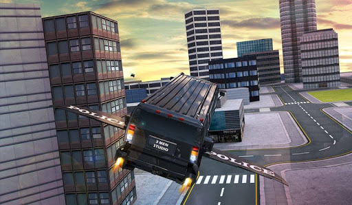 Screenshot Futuristic Limo Flying Car