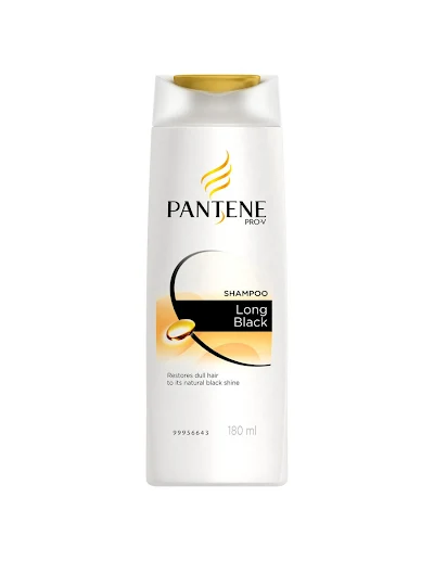 Pantene Black Shampoo - 180 gm