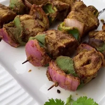 Soya Chaap Achari Tikka