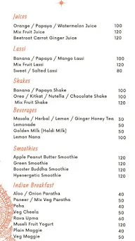 Cafe Milega menu 1