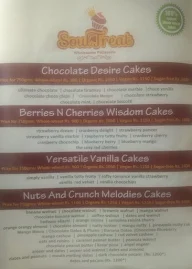 Soul Treat menu 1