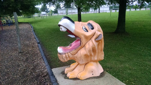 Lions Head Waterfountain At Trenton City Park