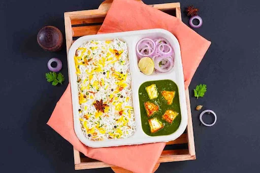 Palak Paneer Rice LunchBox