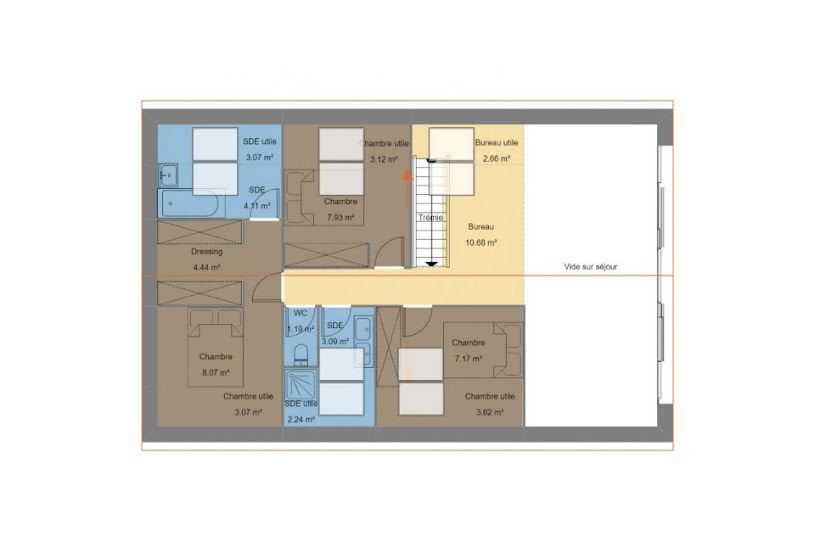  Vente Terrain + Maison - Terrain : 200m² - Maison : 114m² à Cancale (35260) 
