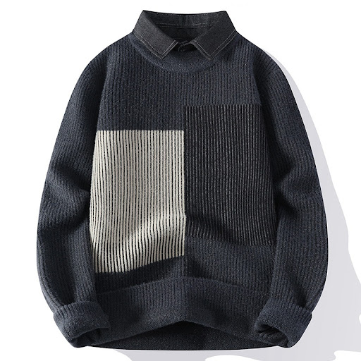 Dark Gray Shirt Collar